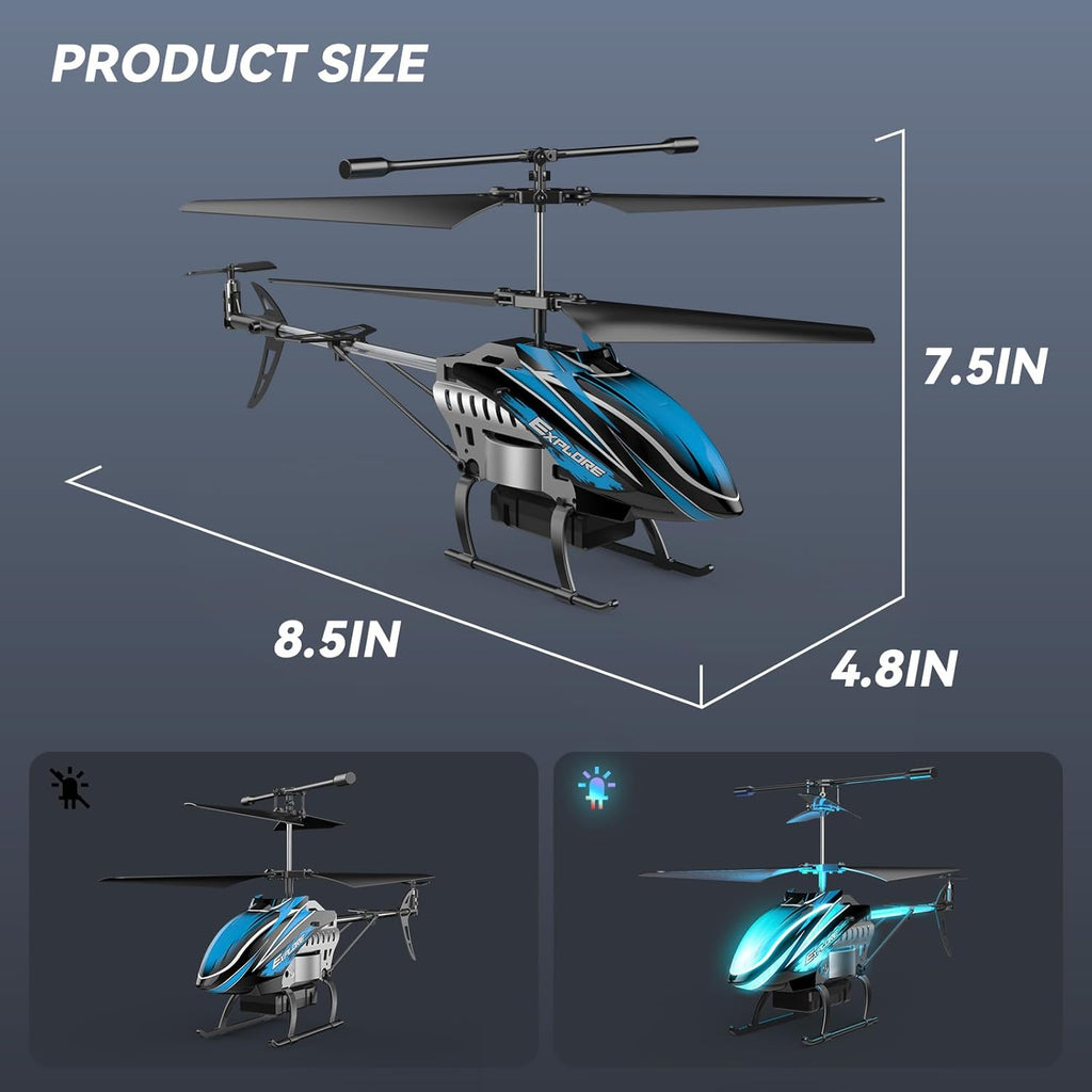 Blue 3.5 Channel RC Helicopter K1352