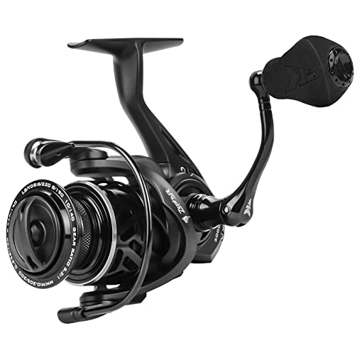 Spinning Reel with 7+1 Stainless Steel Ball Bearings, Aluminum Spool W7613