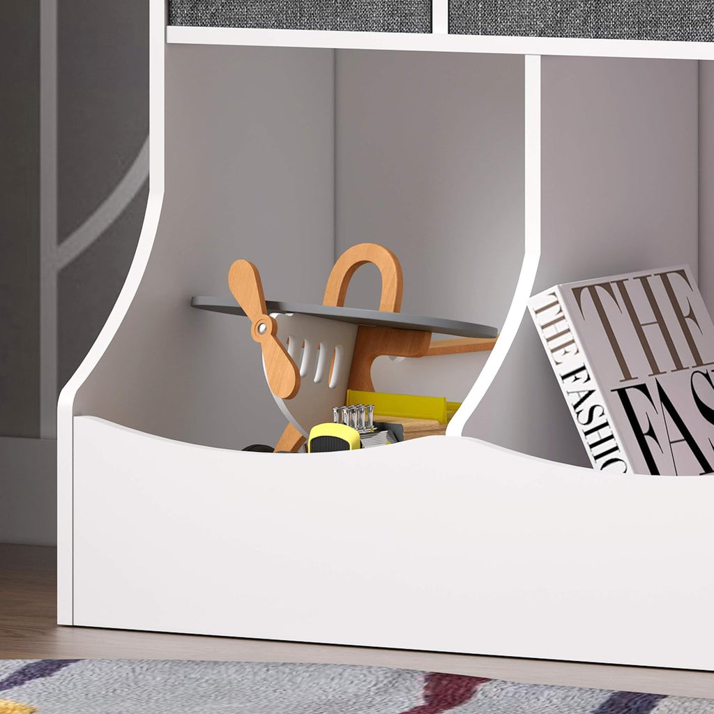 Toy Storage Organizer with 8 Compartments and 3 Baskets N928