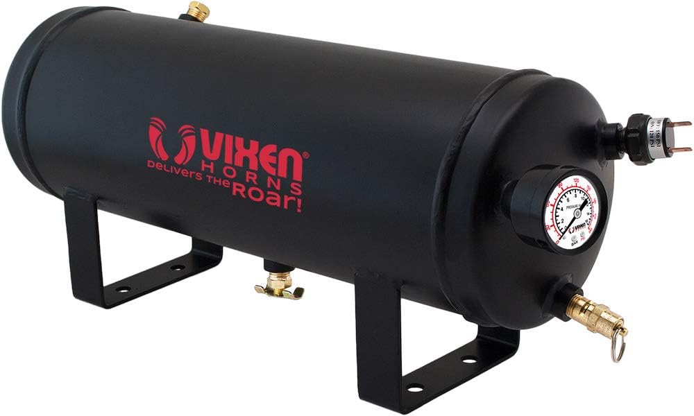 Train Horn Kit with 150psi Air Compressor, 1.5 Gallon Tank, 3 Trumpets Y9024