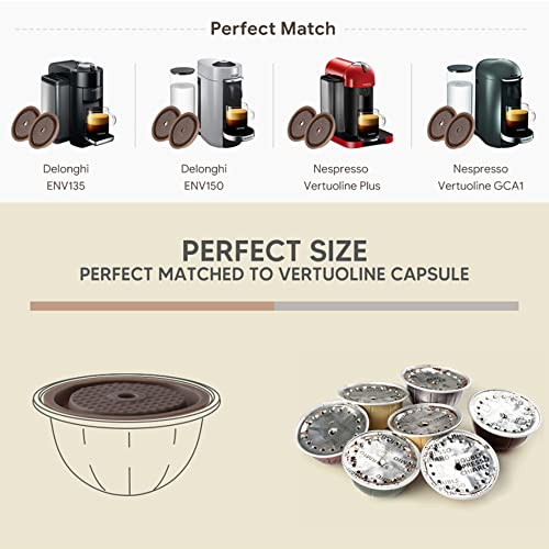 Reusable Silicone Capsule Caps 2 Pcs + Empty Refillable Pods 3 Pcs V74699