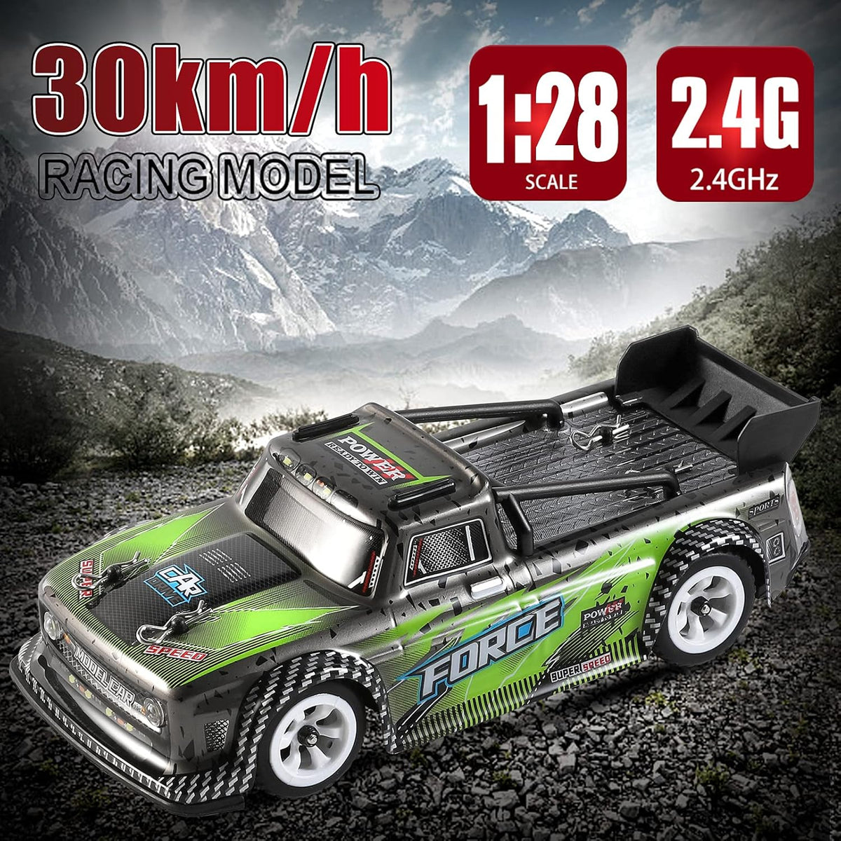 1:28 Scale 2.4GHz 4WD RC Car O564395