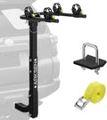 2 Bike Heavy Duty Rear Hitch Mount Bike Rack with Tie Down Strap W358