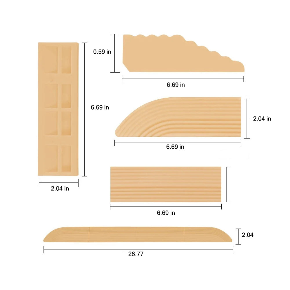 Yellow Door Sill Ramp Strip F5541