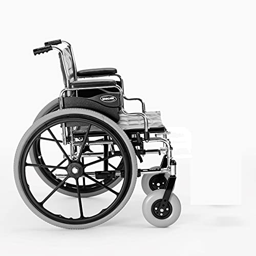 22 Inch Seat Manual Bariatric Folding Wheelchair U96740