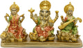 Hindu Lakshmi Ganesha Saraswati Statue D780
