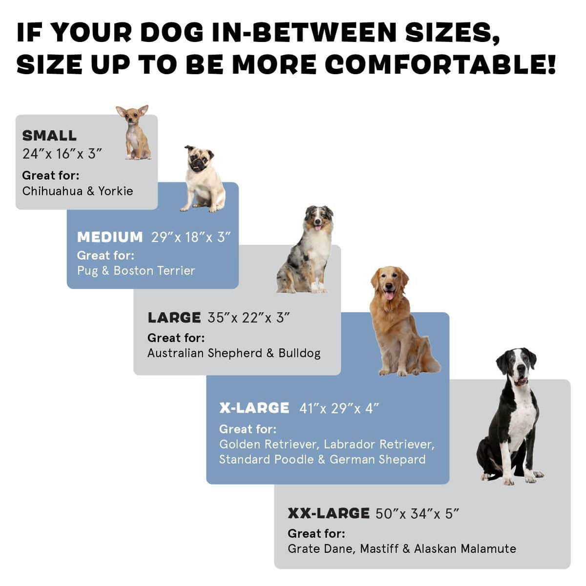 Memory Foam Platform Dog Bed Plush Mattress I411