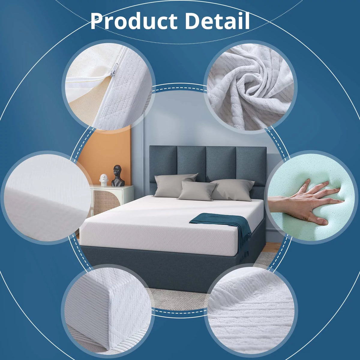 6 Inch Memory Foam Mattress Medium Firm Twin O421202