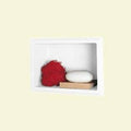 Recessed Soap Dish in White Q1882