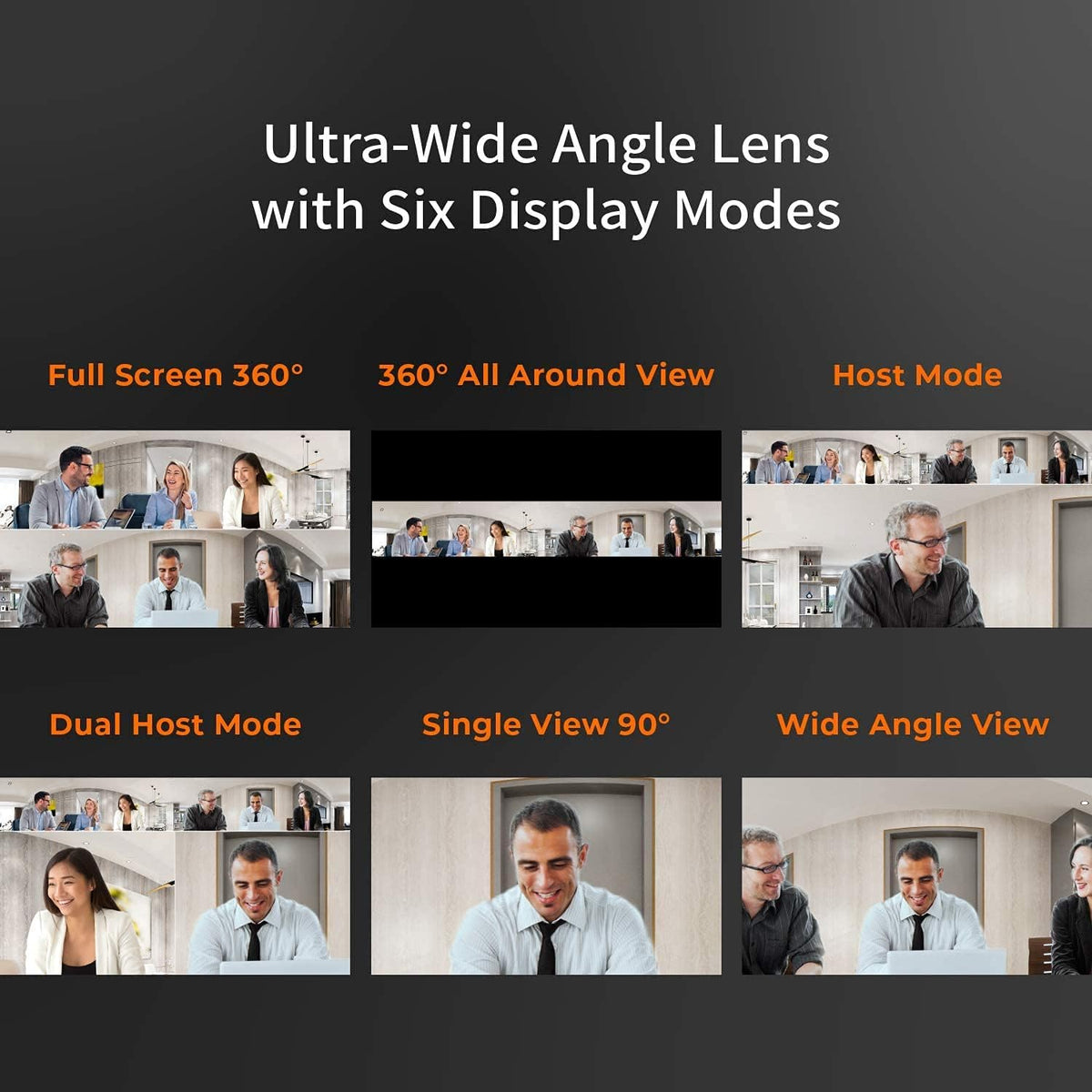 1080P HD Video Conference Webcam with Microphone, USB-C F7175