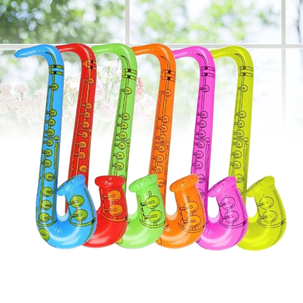 Inflatable Musical Instruments Sax Toy (Random Color) V7324