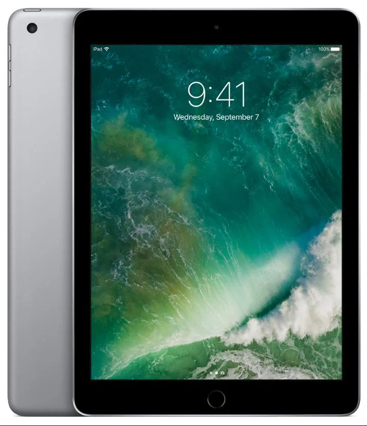 iPad Air 2 16GB Space Gray Wi-Fi Only Bundle with Tempered Glass, Case, Charger, Bluetooth Airbuds Z6210