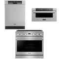 36 Gas Range, Dishwasher and Microwave A67287