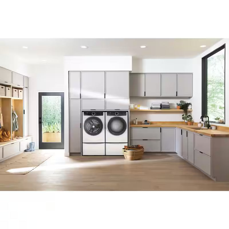 8 cu. ft. Vented Front Load Stackable Electric Dryer in White G17079