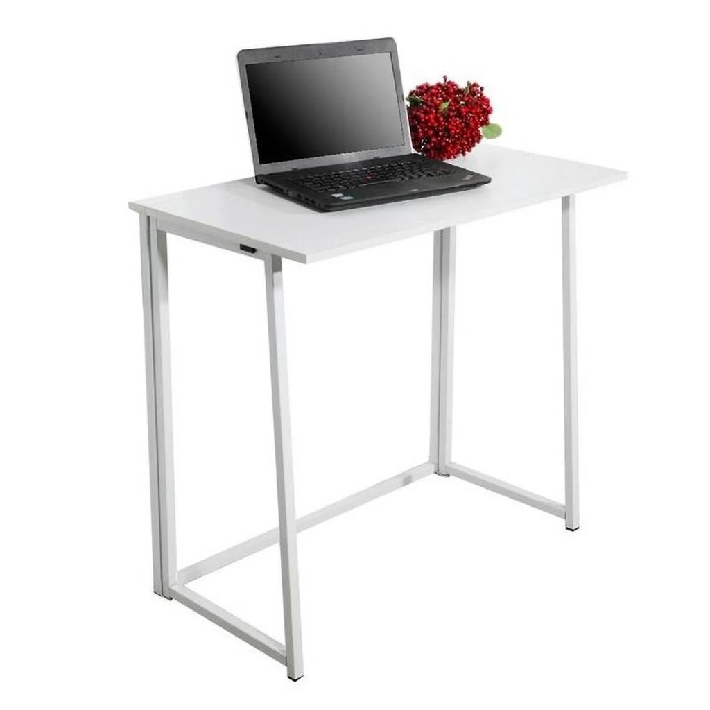 Folding White Office Desk W72341