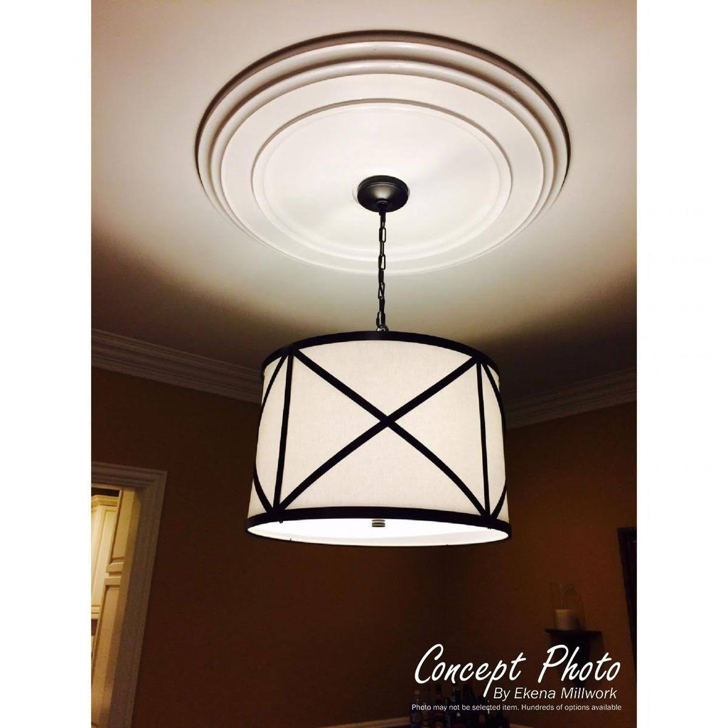 27 7/8x22OD x 3 7/8x22ID x 2 1/2x22P Egg & Dart Ceiling Medallion N90786