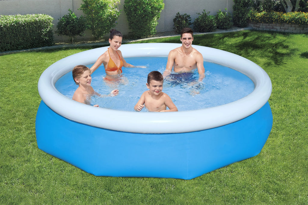 10' x 30" Round Inflatable Above Ground Pool Set P356