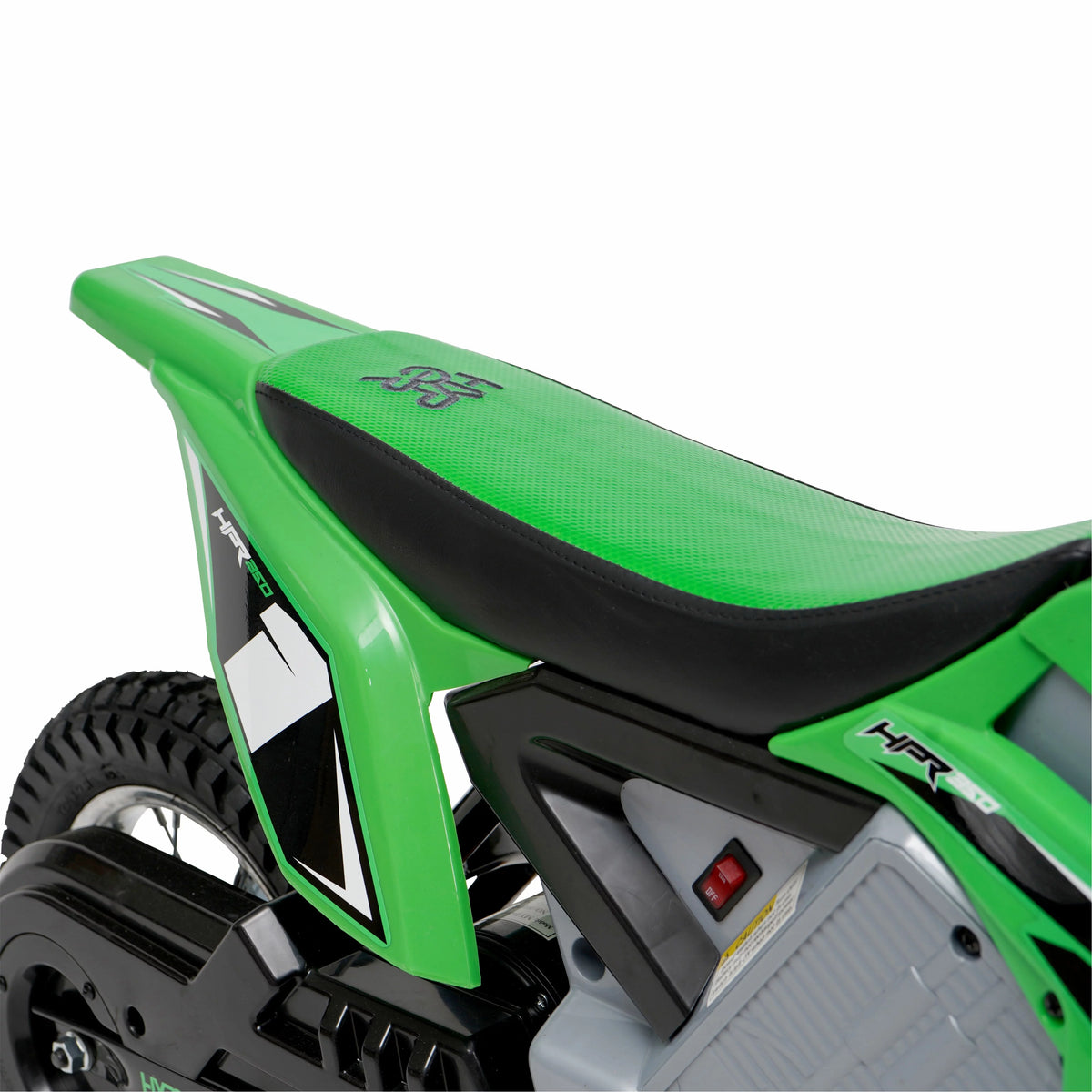 Green 24 Volt Electric Motorcycle Y67840