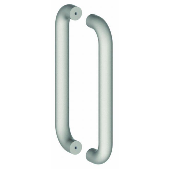Satin Chrome Finish Double Handle Push and Pull Set K30353