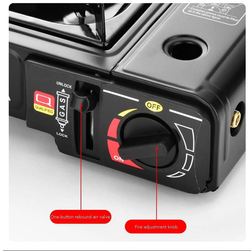 Portable Dual Fuel Single Burner Camping Stove D9012