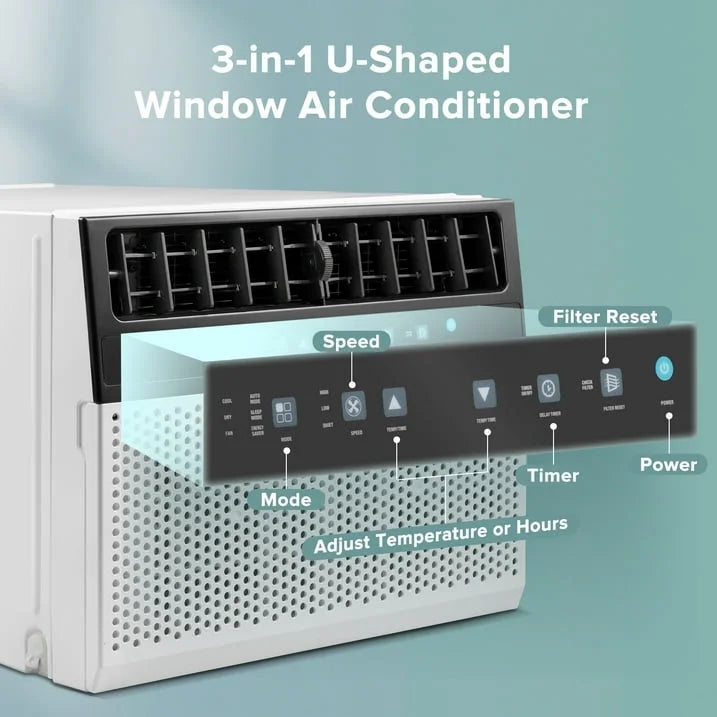 8,100 BTU U-Shaped Window Air Conditioner A4114