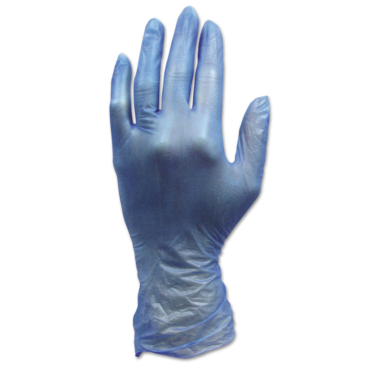 Large Blue Disposable Vinyl Gloves, 1000/Carton V772203