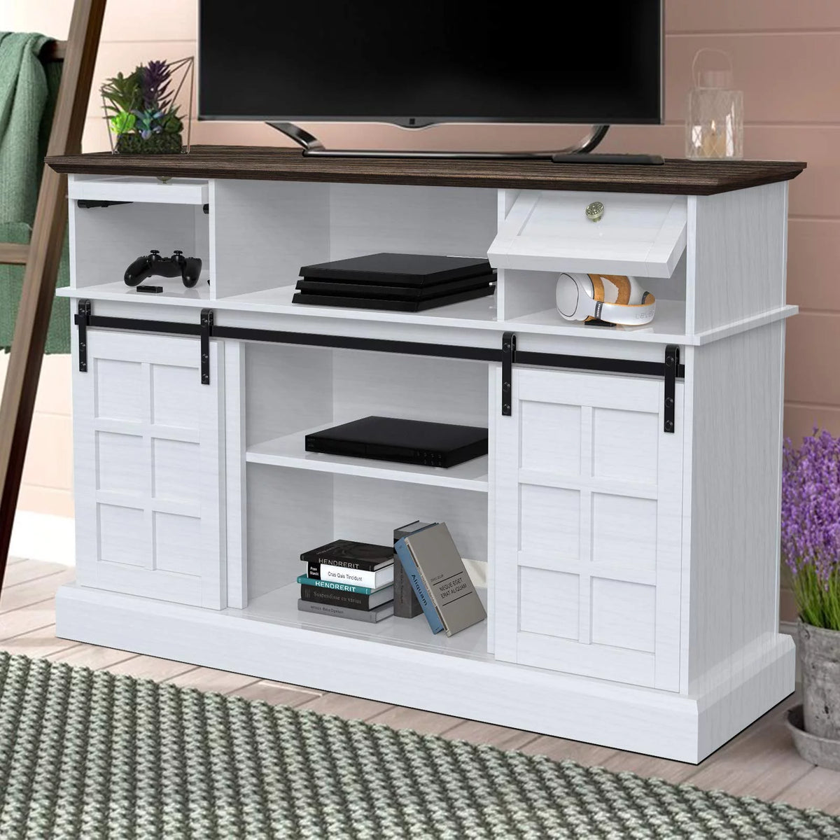 White TV Stand B176