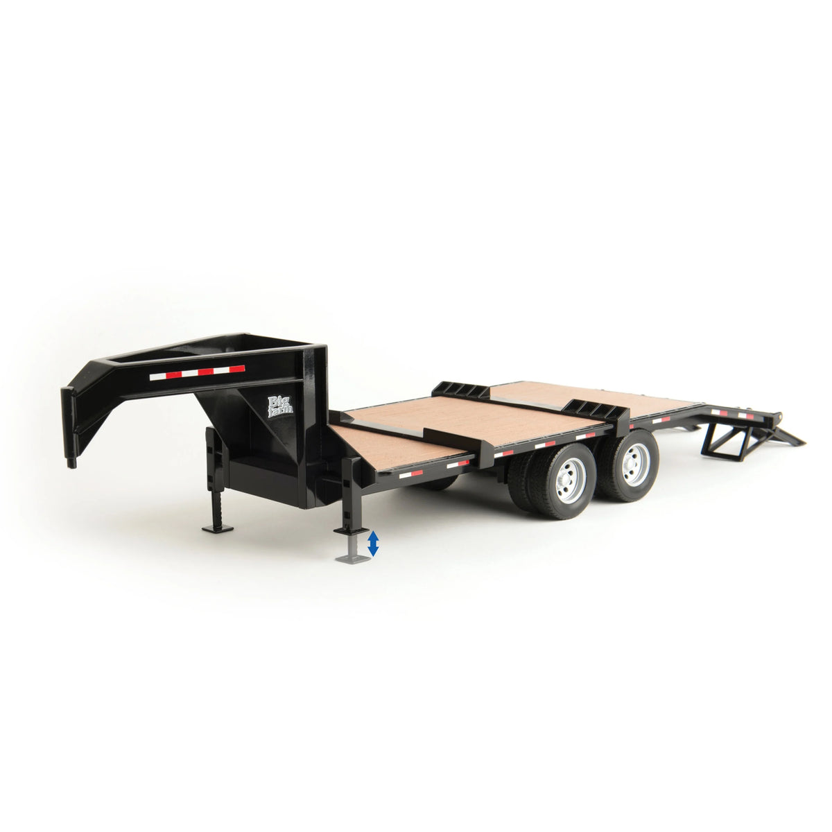 1:16 Scale Ram 3500 with Gooseneck Trailer and Case Construction SV280 Skid Steer Q983