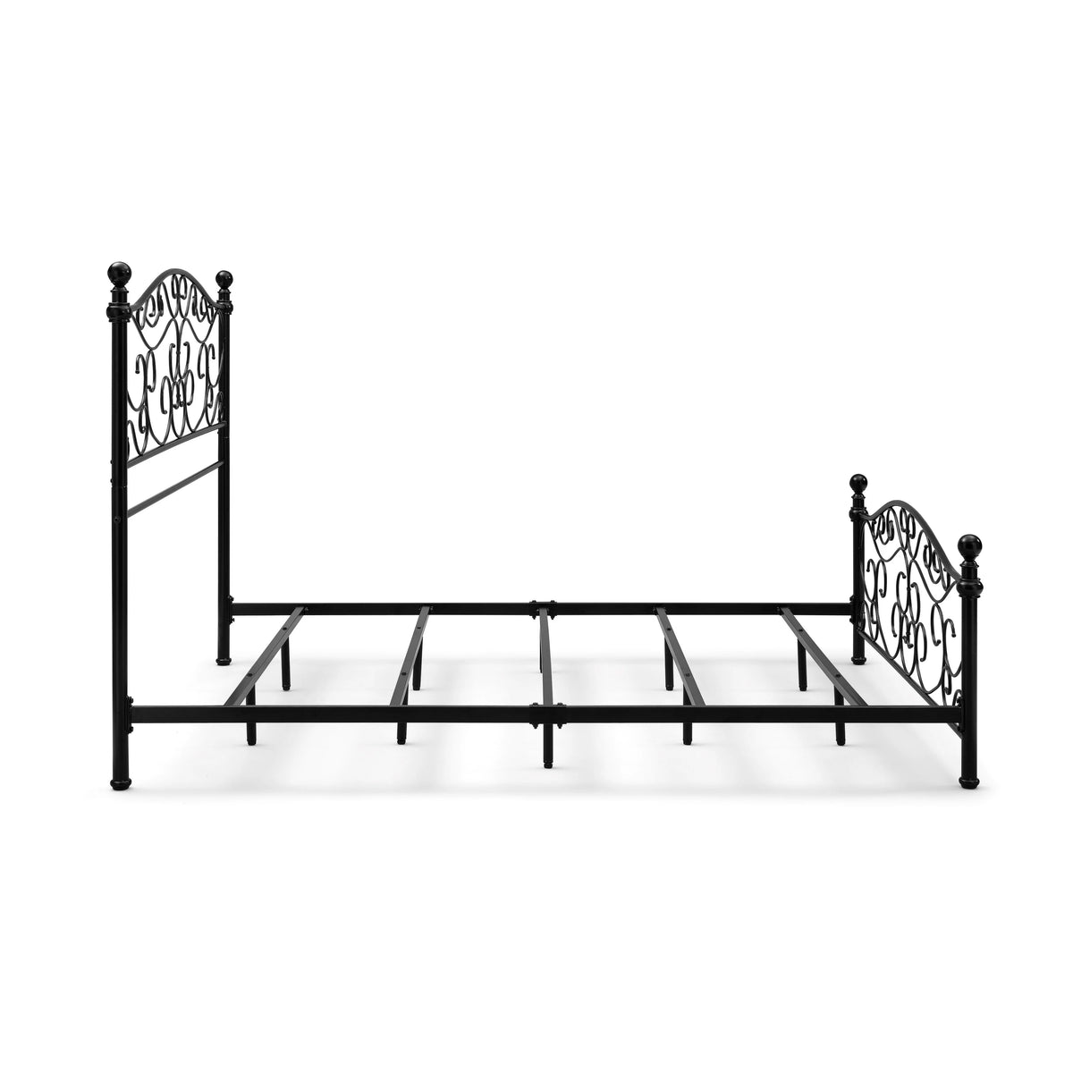 Black King Metal Bed-In-A-Box B7730