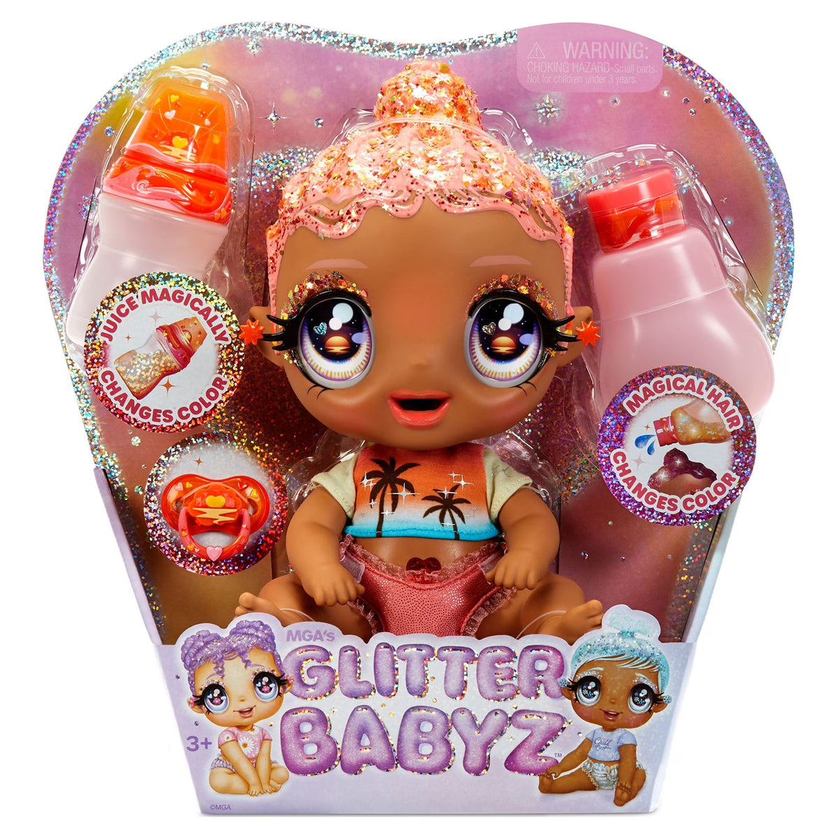Orange Baby Doll with 3 Color Changes X191