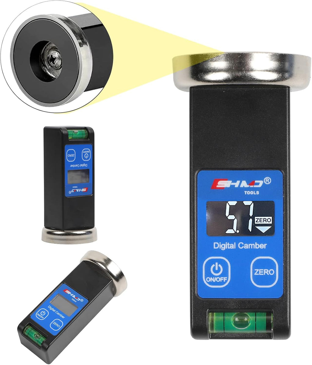 Universal Magnetic Camber Gauge Digital Wheel Alignment Tool with LCD Pack of 2 X414478