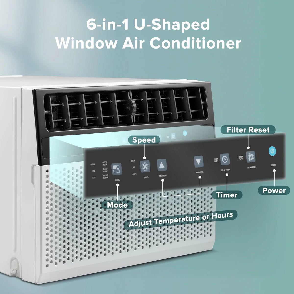 8,100 BTU U-Shaped Window Air Conditioner A4114