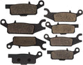 Brake Pad Kit for Yamaha Grizzly 700 550, Organic, Pack of 2 L96634