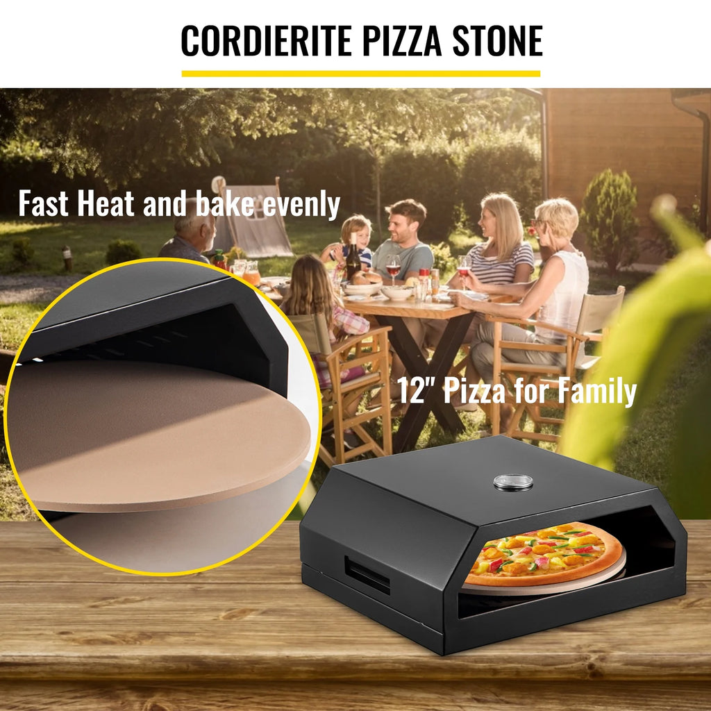 Stainless Steel Outdoor Pizza Oven with 12 Pizza Stone and Baking Tools N2702