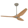 60 Ceiling Fan with Cocoa Bamboo Blades and Satin Nickel Finish R350783