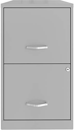 18in 2 Drawer Metal File Cabinet Teal U327