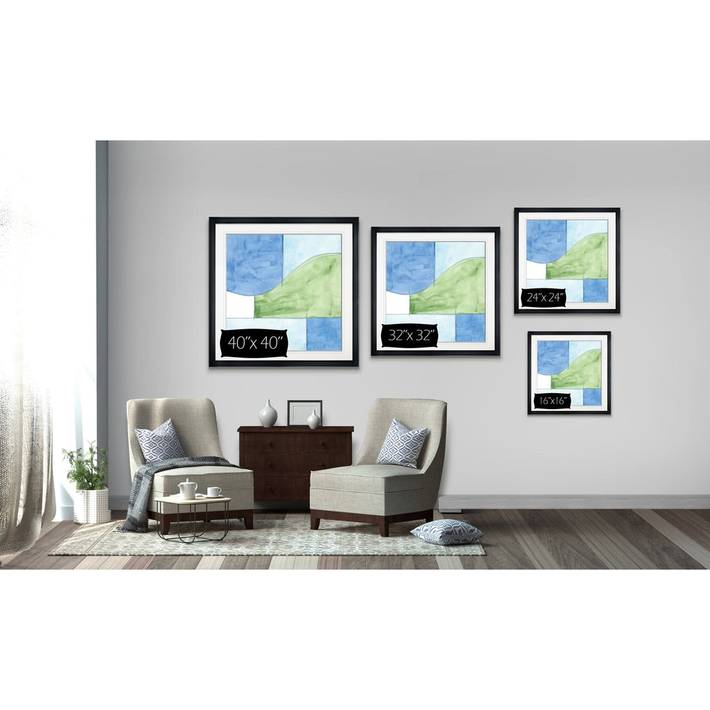 Framed Giclee Print 38x38 N1279