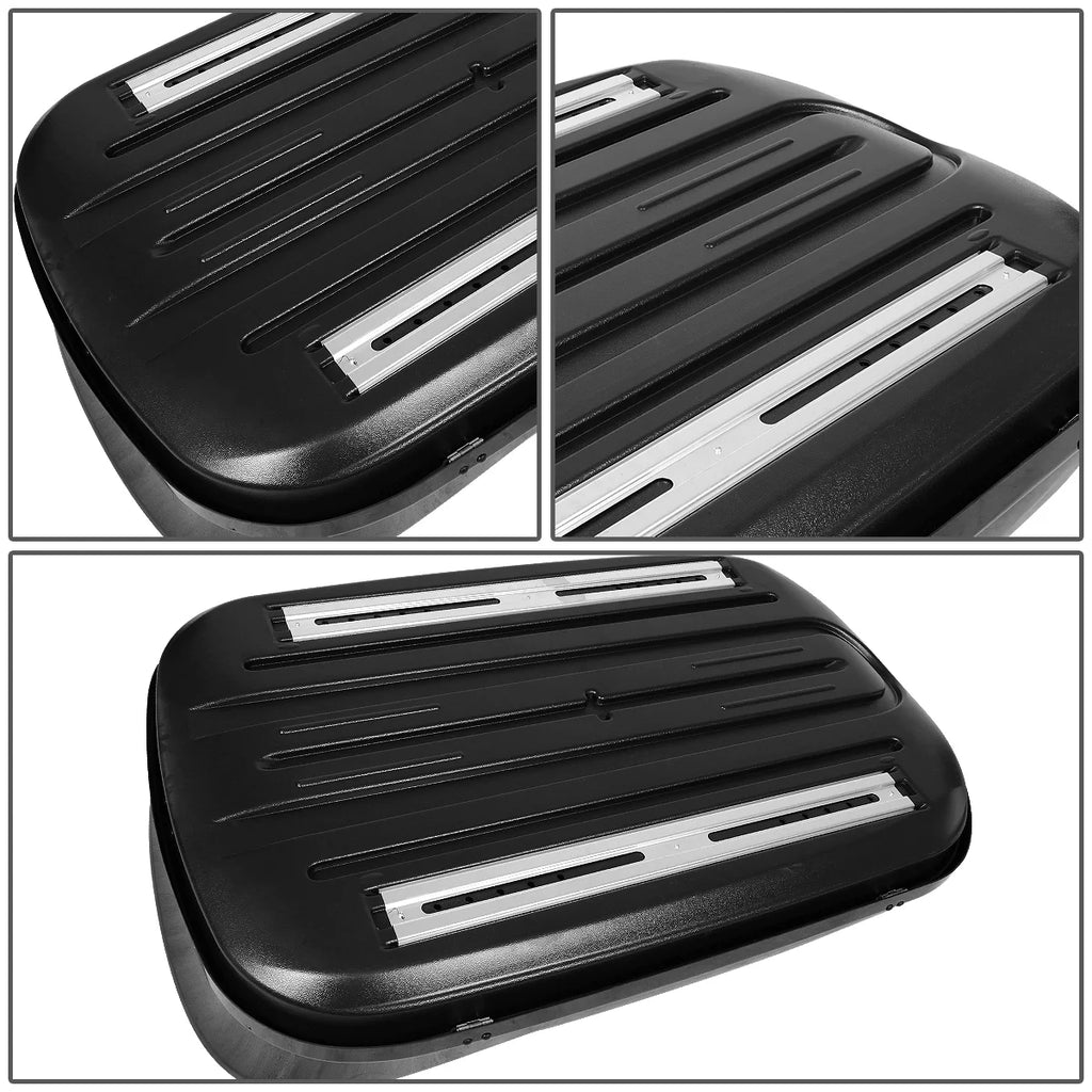 120cm Adjustable Aluminum Roof Top Cross Bar with Storage Cargo Baggage Carrier Y794895