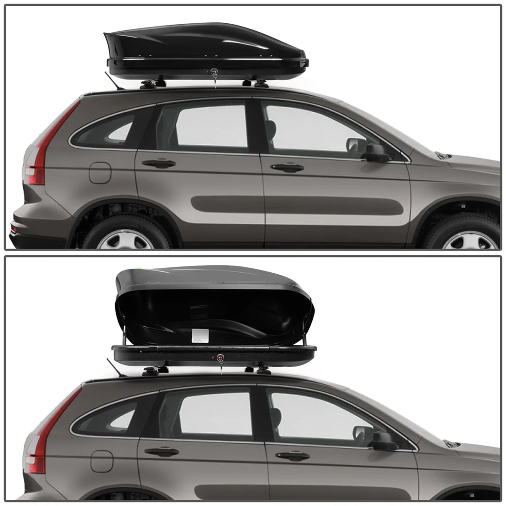 120cm Adjustable Aluminum Roof Top Cross Bar with Storage Cargo Baggage Carrier Y794895