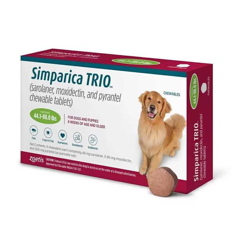 44.1-88 lbs. Dogs 6 Month Supply W91224