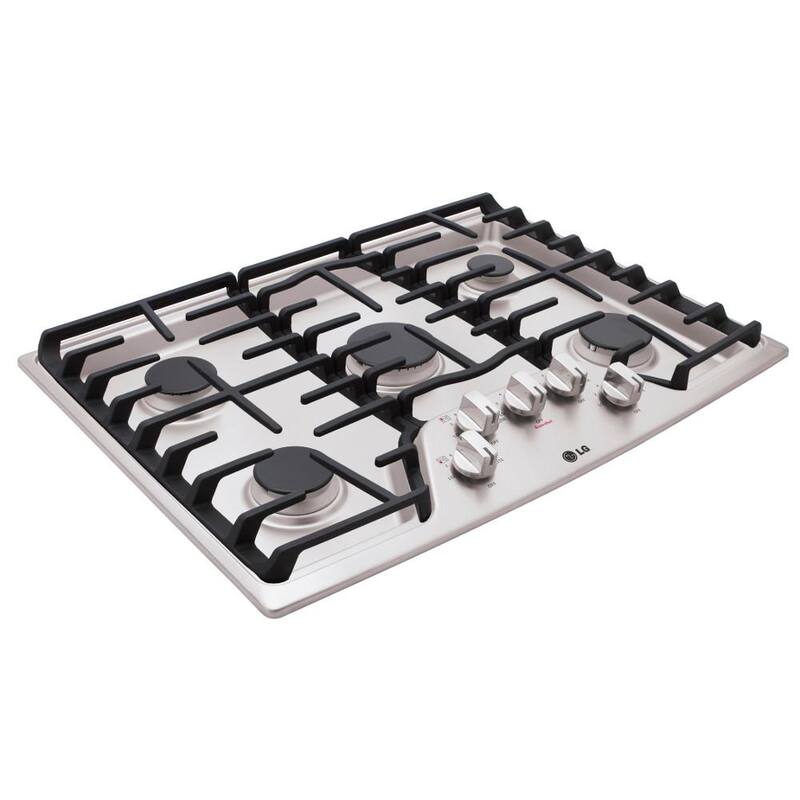 30 in. 5 Burner Stainless Steel Gas Cooktop N427142
