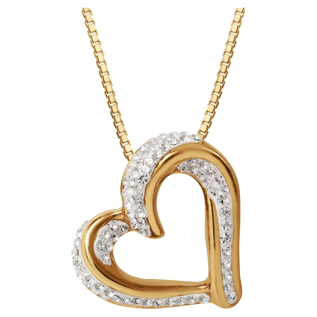 Slide Heart Pendant Necklace F31929