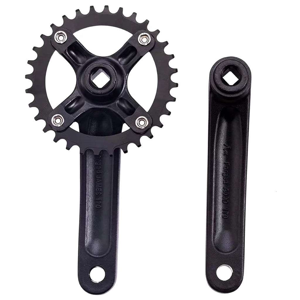 170mm Square Taper Single Speed Crankset U37855