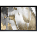 Canvas Art in Gold/Gray/White/Silver O725147