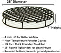 28 Inch Diameter Heavy Duty Steel Fire Pit Grate R904470