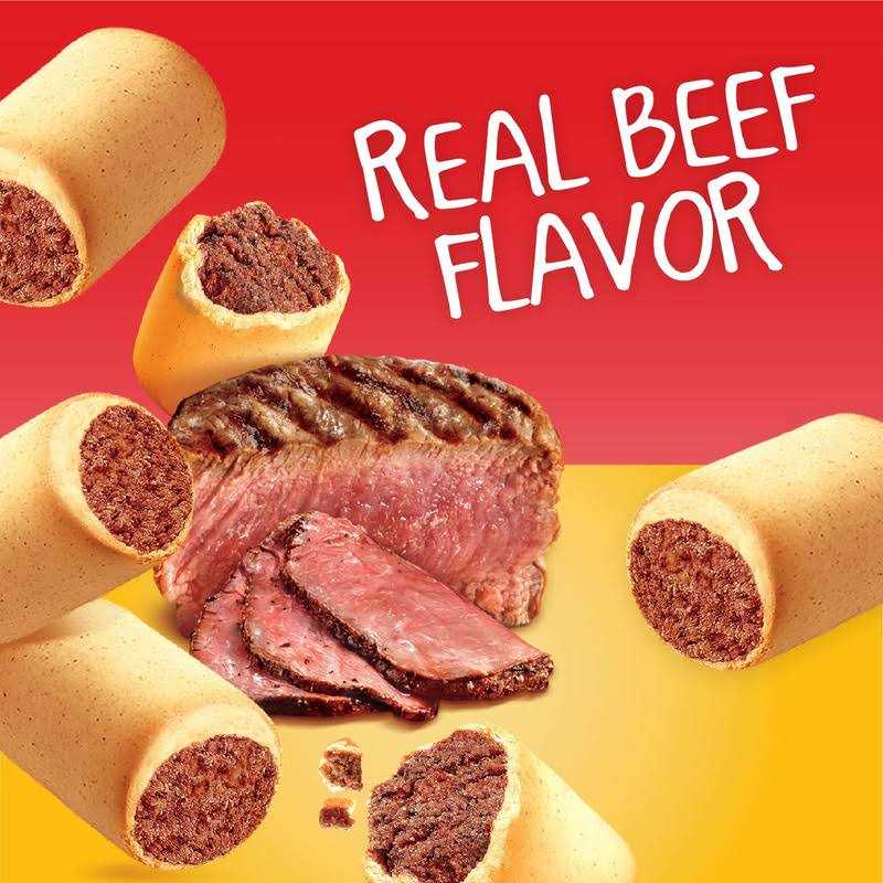 Real Beef Flavor Dog Treats Z4784