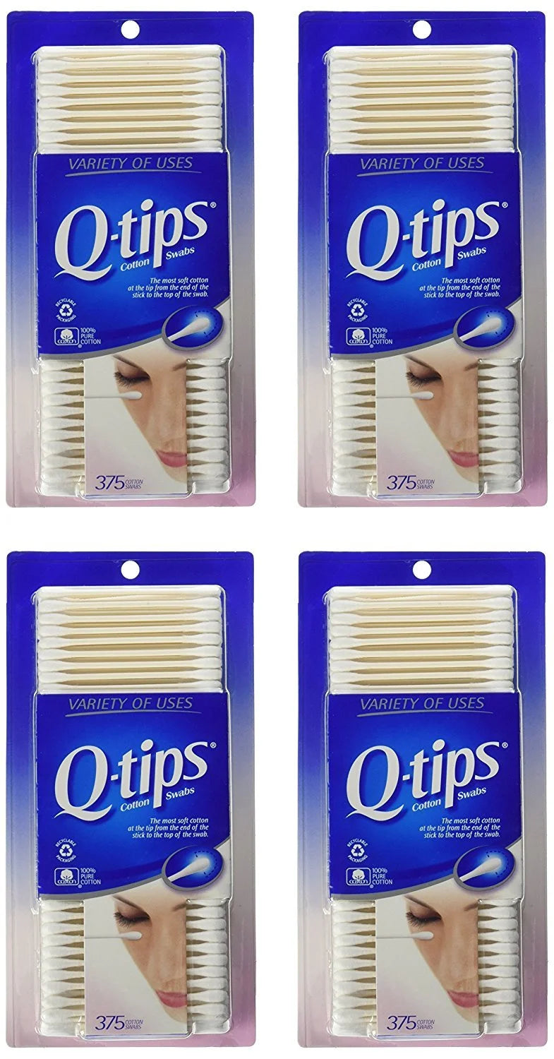 Cotton Swabs 375 ct 4-Pack W48864