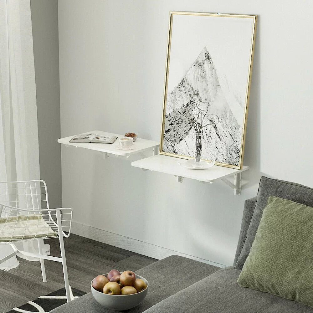 Folding Wall Mount Floating Desk 60x40cm J7011