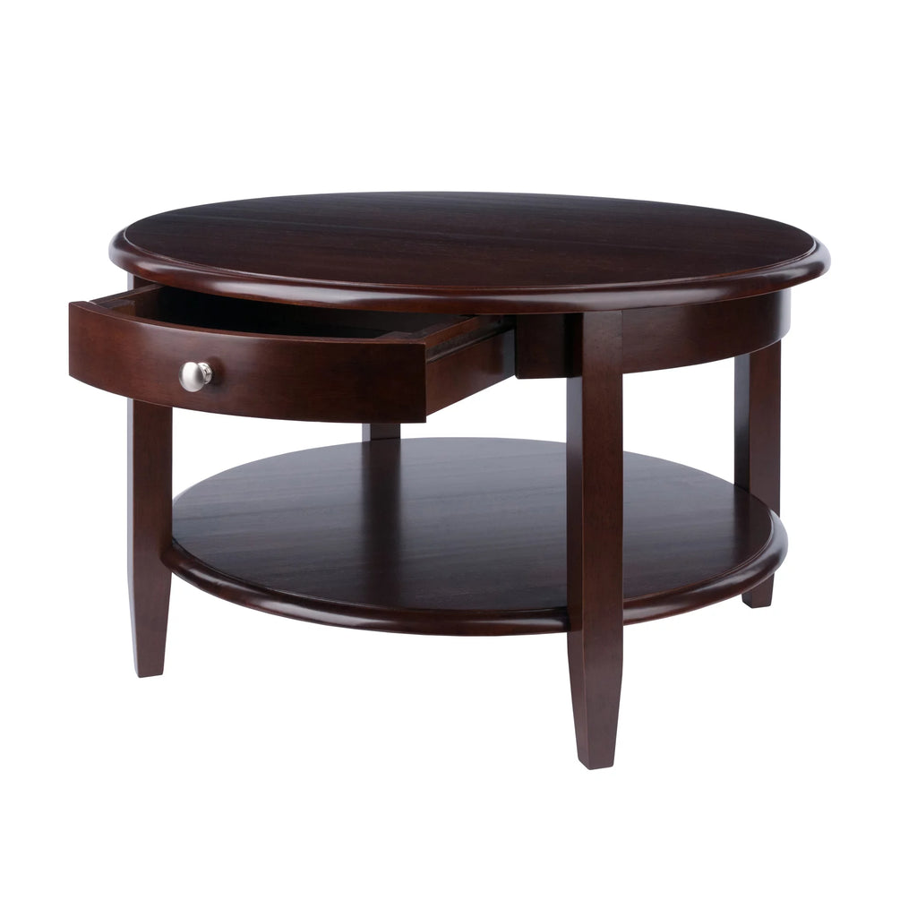 Round Wood Coffee Table Y116