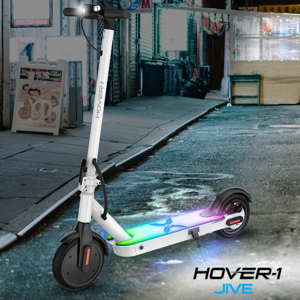 Self Balancing Folding Electric Scooter, 8.5 in Wheels, White K1009